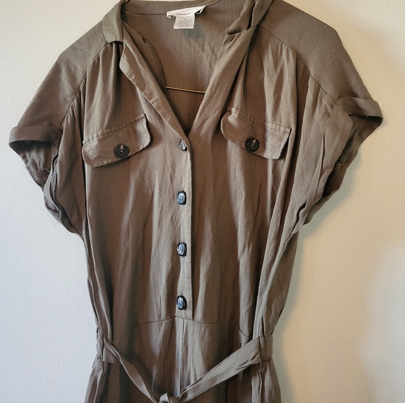 Urban Romantics Army green cropped pantsuit - Picture 2 of 6